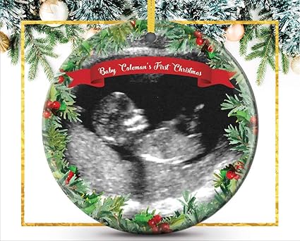 christmas pregnancy announcement ornament