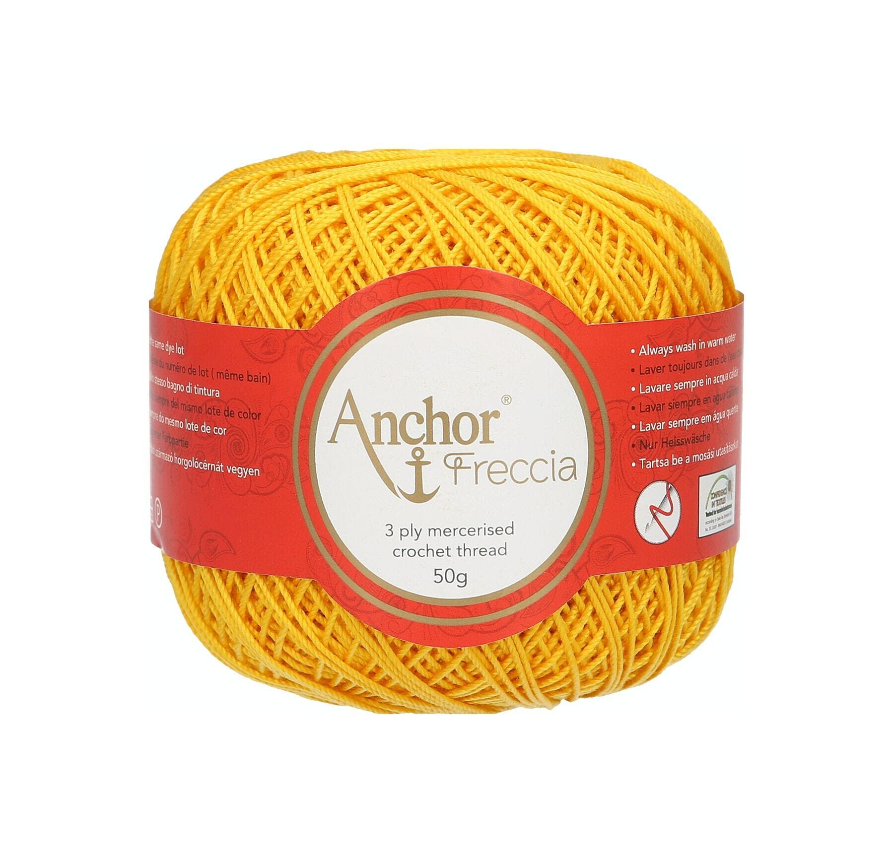ANCHOR Freccia, Thickness: 6, Packaging: 50G, Running Length: 175M 8298 Crochet Threads — image 1