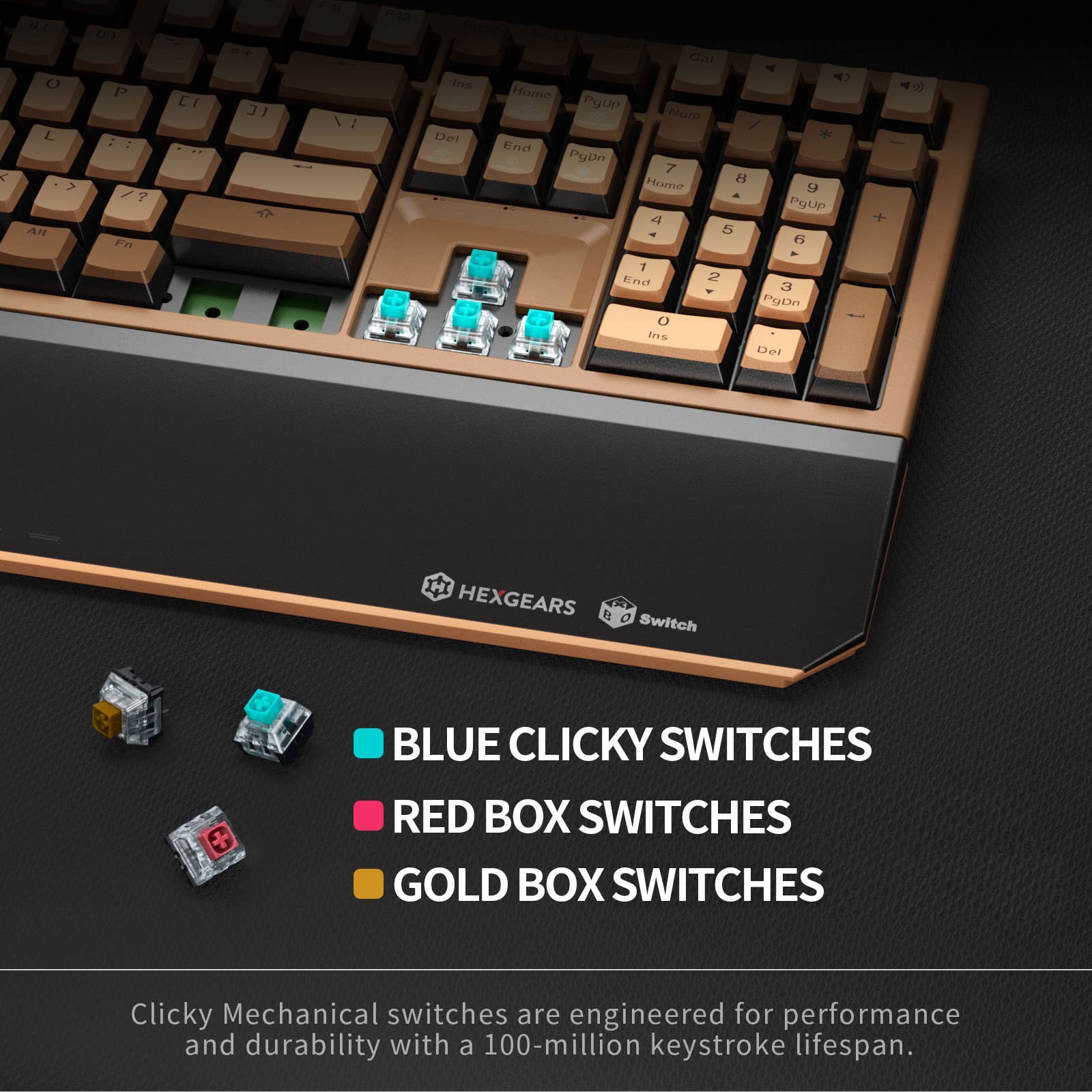 X5 Wireless Mechanical Keyboard Full Size 108 Keys, Kailh Box 3.0 Red Switch, Ergonomic, N-Key Rollover, Backlit Gaming Keyboard with Wrist Rest for PC/Tablet/PS/Xbox/Mac/Laptop