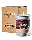 M&SENSE Vegan Soy Wax Candle, Cappuccino Heavy