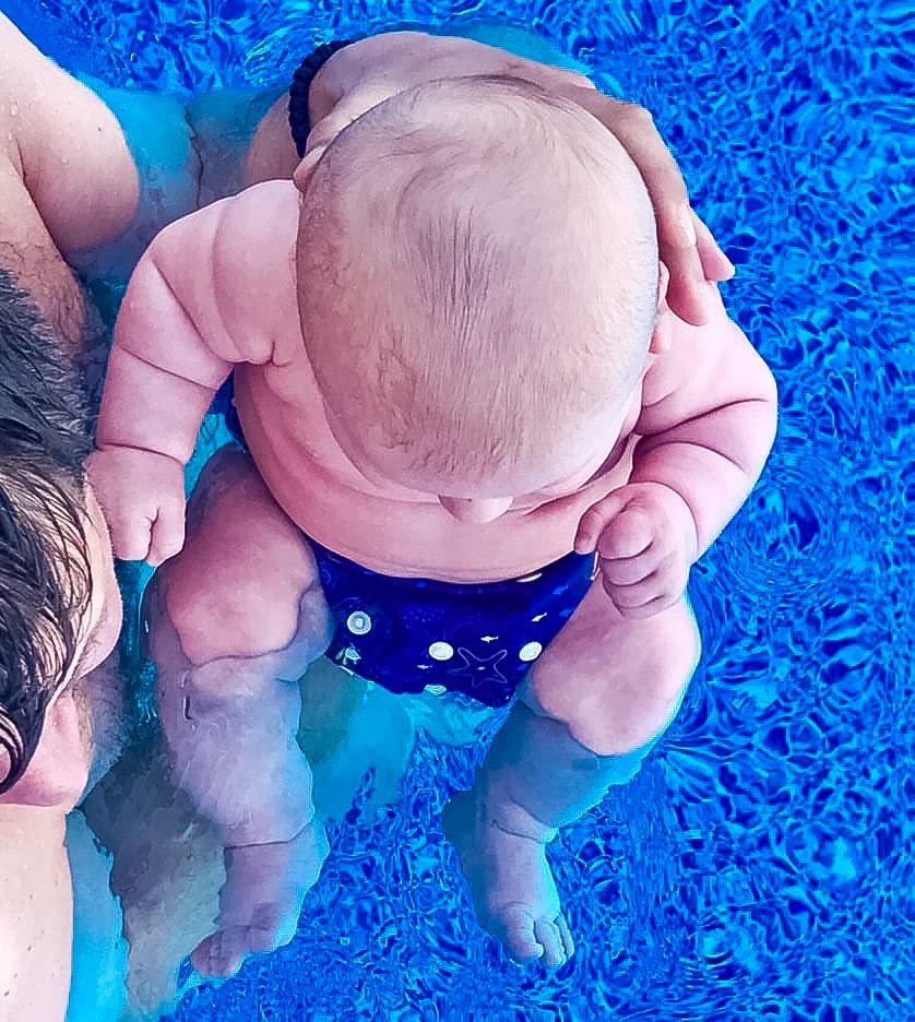 EcoFriendly Reusable Baby Swim Diapers (Sizes N5) Adjustable, Easy