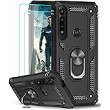 LeYi Compatible with Moto G Power 2020 Case (Not Fit 2021) with [2Pack] Tempered Glass Screen Protector,[Military-Grade] Phon