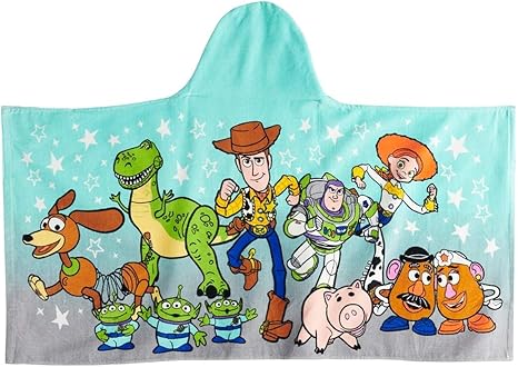 character hooded bath towels