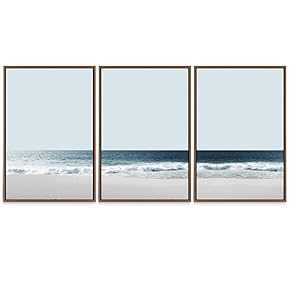 SIGNWIN 3 Piece Framed Canvas Wall Art Abstract...