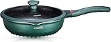 INTIGNIS Deep Non-Stick Frying Pan with Lid 3-in-1 GREBLON Green 28 cm view 4