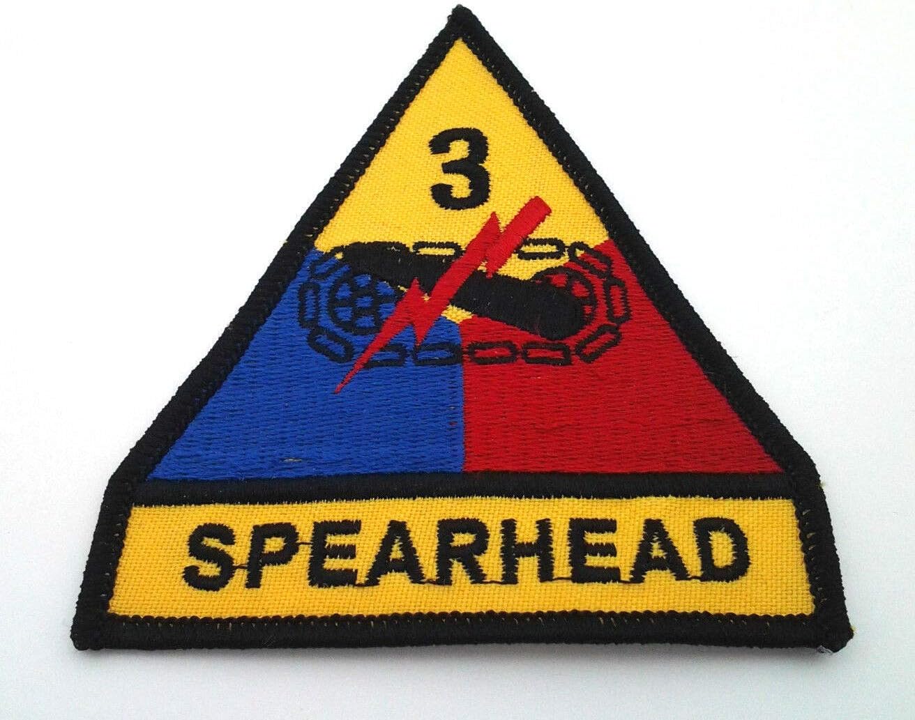 Amazon 3rd Armor Spearhead US Army Patch Embroidered Applique 