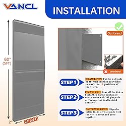 VANCL Wall Protection Pad 2x5 Gym Wall Mats for Gym