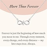GAVU 925 Sterling Silver Necklace for Women, Infinity Necklace for Women