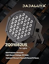 36 LED Stage Lights 7 Modes RGB DJ Par Lights with