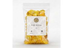 Pine Rosin, Pine Resin, Gum Rosin 1 lb (454 g) Pure Pine Gum Rosin Rocks for Beeswax Wraps, Candle & Soap Making, Wax Blends,