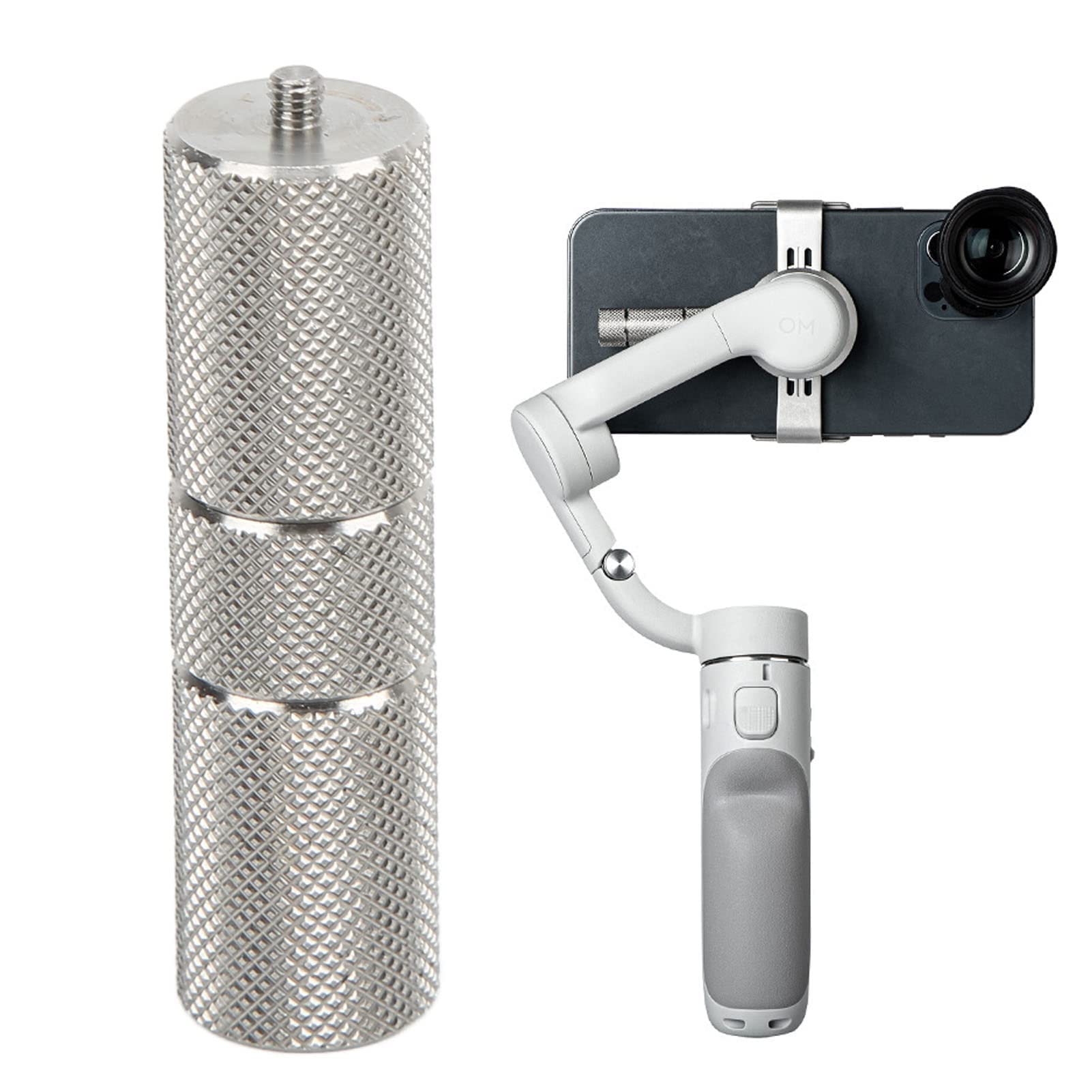 Goshyda 3Pcs Balance Counterweights, Phone Stabilizer Balance Counter Weights, for OM 5/OM 4 SE, OSMO Mobile3 Handheld Stabilizer