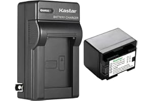 Kastar 1-Pack BP-727 BP727 Battery and AC Wall Charger Compatible with Canon VIXIA HF R500 HFR500, VIXIA HF R600 HFR600, VIXIA HF R700 HFR700, VIXIA HF R800 HFR800, LEGRIA HF M36 HFM36 Cameras