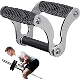 SELEWARE T Bar Row Landmine Attachment, V &amp; T Bar Handle for 2" Bars | Fits 2"x2" and 3"x3" Power Racks, Compatible with 1" and 2" Bars, with Multi-Grip Handle for Rows, Presses, and Training