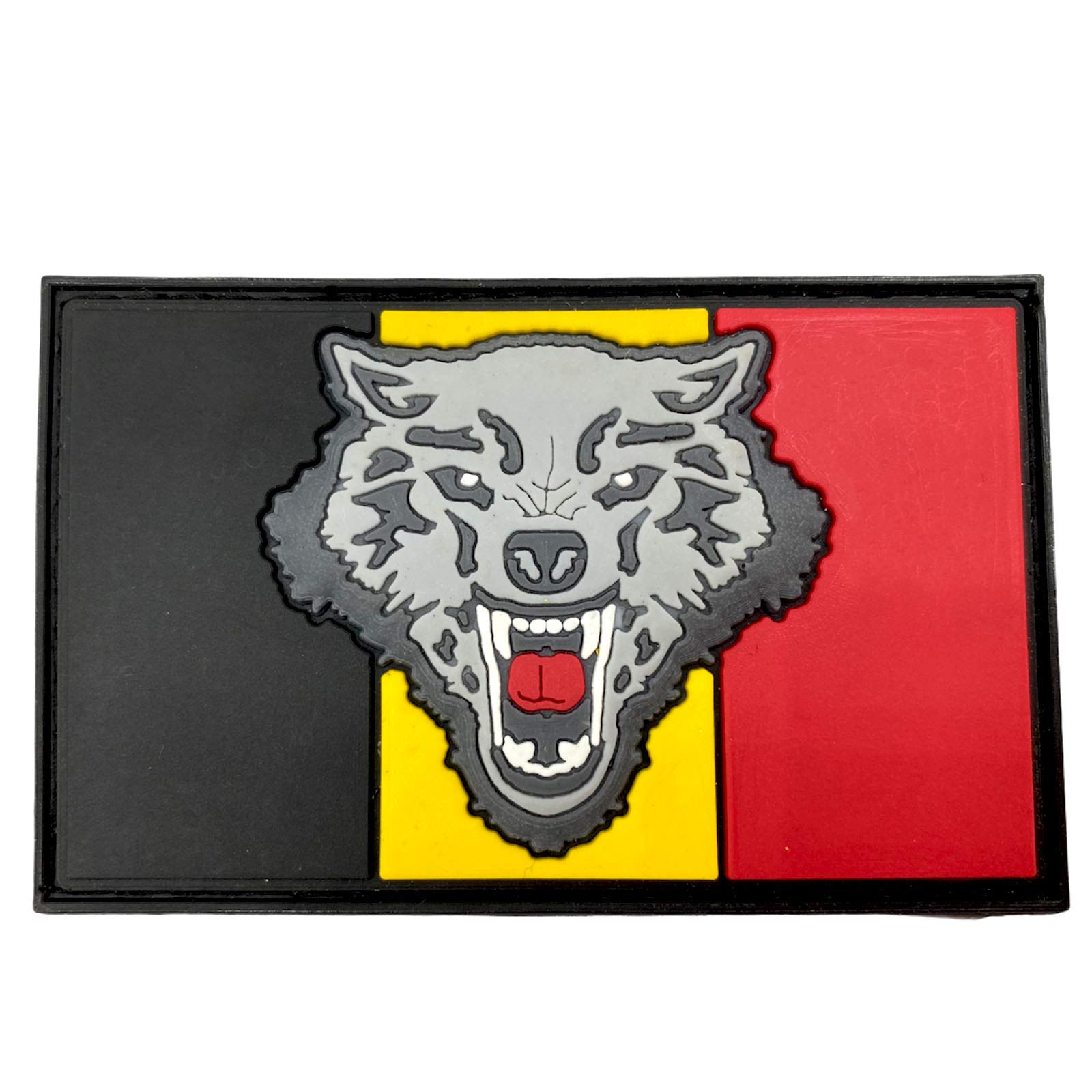 Belgium Belgian Wolf Flag Airsoft PVC Morale Cosplay Team Patch