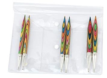 KnitPro Chunky Set Symfonie Holz - Nadelspitzen für Rundstricknadeln 20603