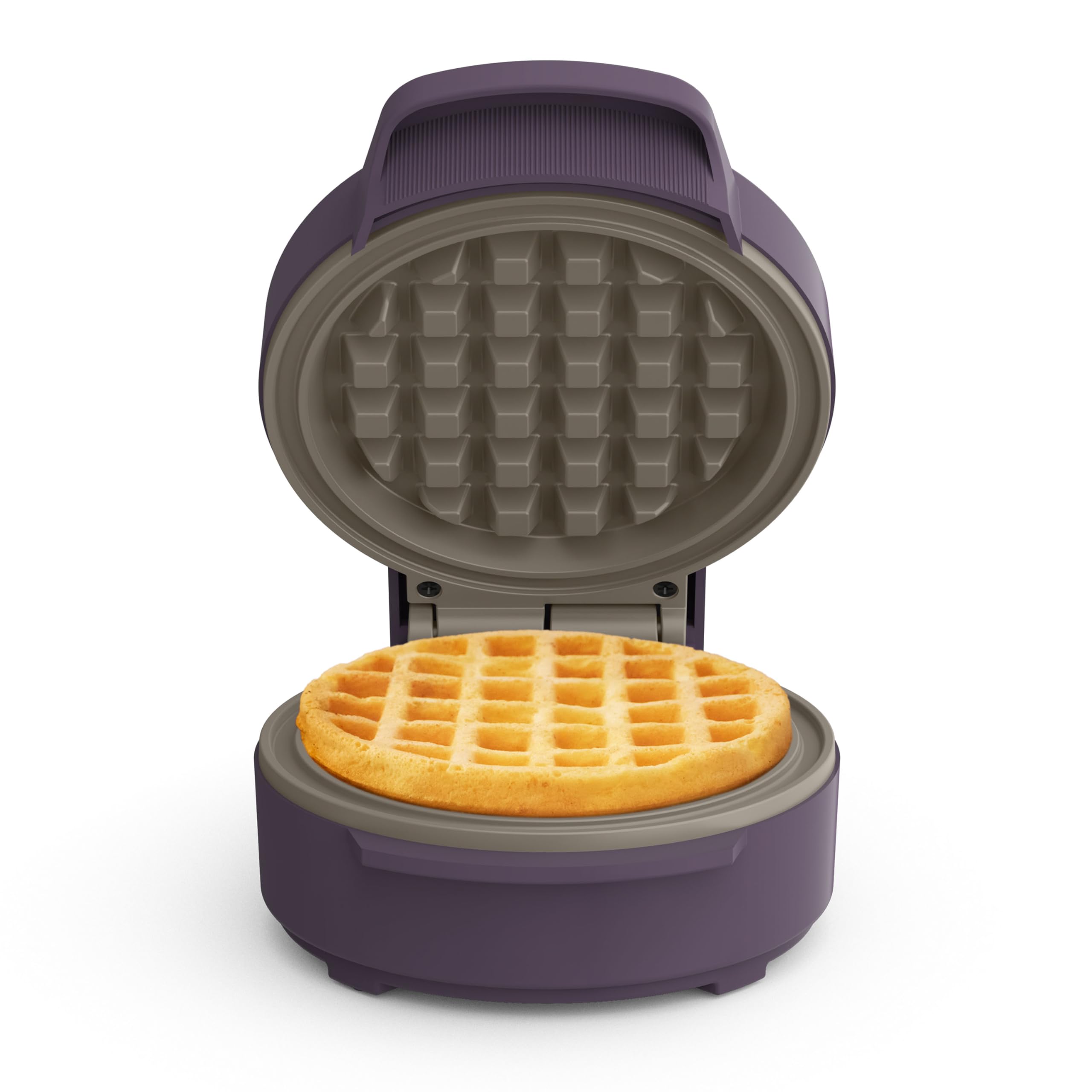 Photo 1 of *USED*
bella Snack-n-Store Mini Waffle Maker, EverGood™ Ceramic Nonstick Coating, Cord Wrap, Ready Indicator Light & Cool Touch Handles, Stackable Design & Customizable Plates, 350 Watt, Plum