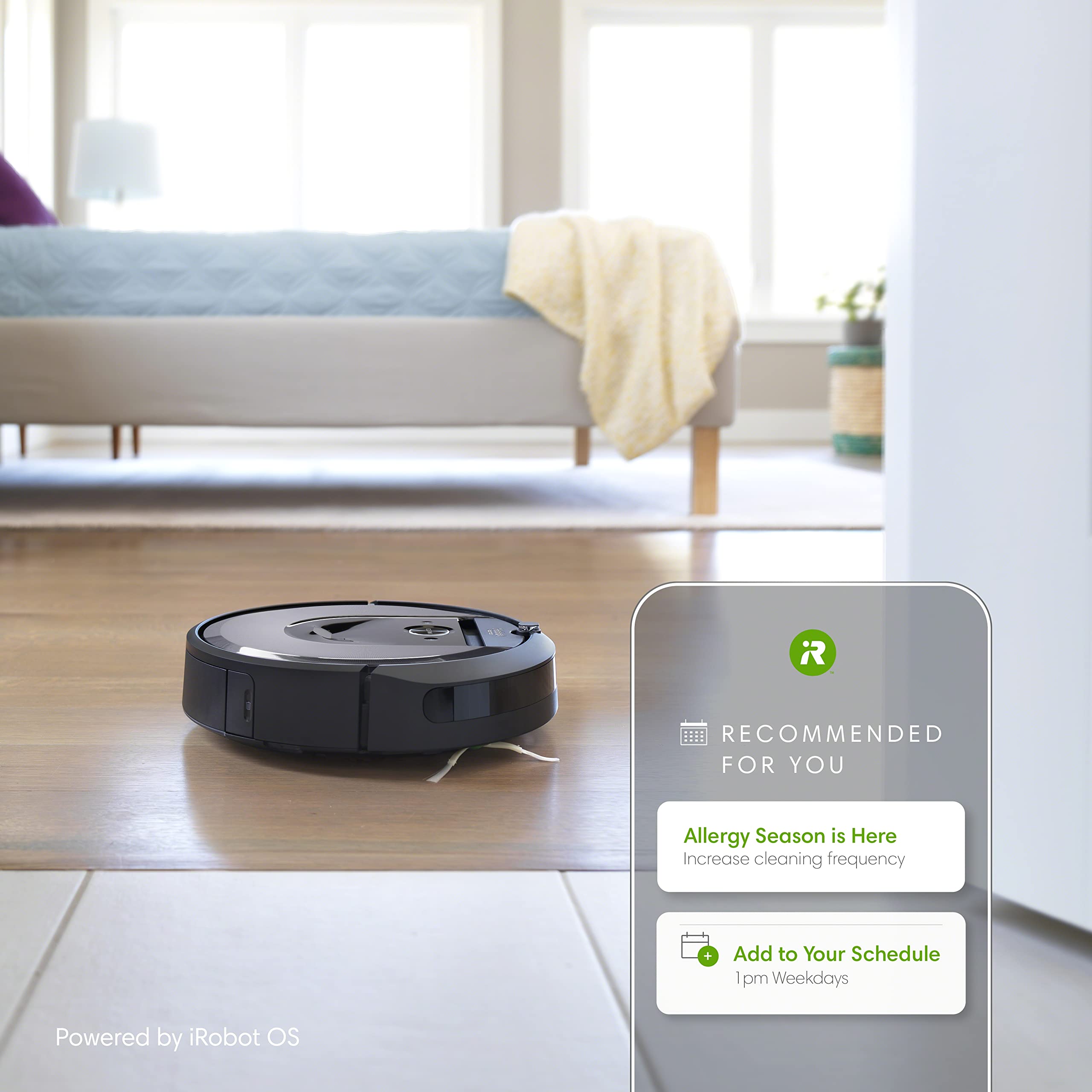 iRobot Roomba i7 (7150) Robot Vacuum- Wi-Fi Connected, Smart Mapping, Works with Alexa, Ideal for Pet Hair, Works with Clean Base - View 7