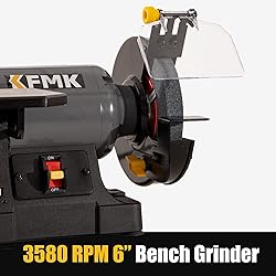 KFMK High Speed 6" Bench Grinder & 1"x30" Belt