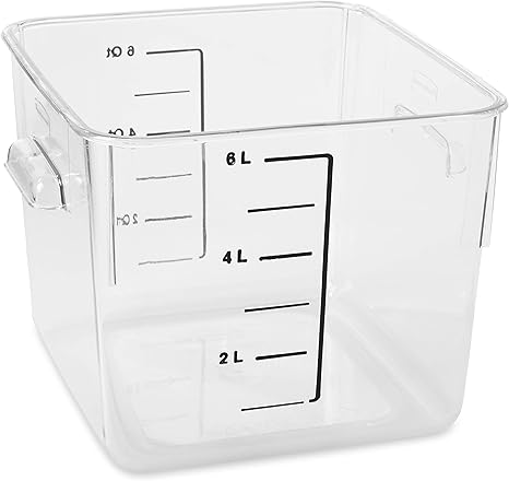 Rubbermaid Commercial Carb X Space Saving Square Food Storage