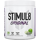 FINAFLEX STIMUL8 Original Pre-Workout, Awesome Apple - Energy, Strength & Endurance for Men & Women - with Caffeine, Beta-Alanine & Vitamin C - 35 Servings
