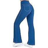 Nirlon Crossover Bootcut Jeggings for Women - Flare Leggings for Women Tummy Control Regular and Plus Size Jeggings