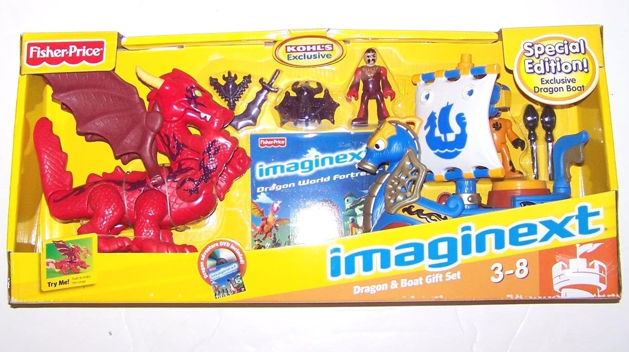 imaginext dragon ship