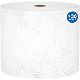Scott Professional Small Core Toilet Paper, Bulk, 36 Rolls (47305) | High-Capacity, 1100 Sheets/Roll, 2-Ply, Elevated Design, Plus Tier, Compatible with Small Core Toilet Paper Dispensers