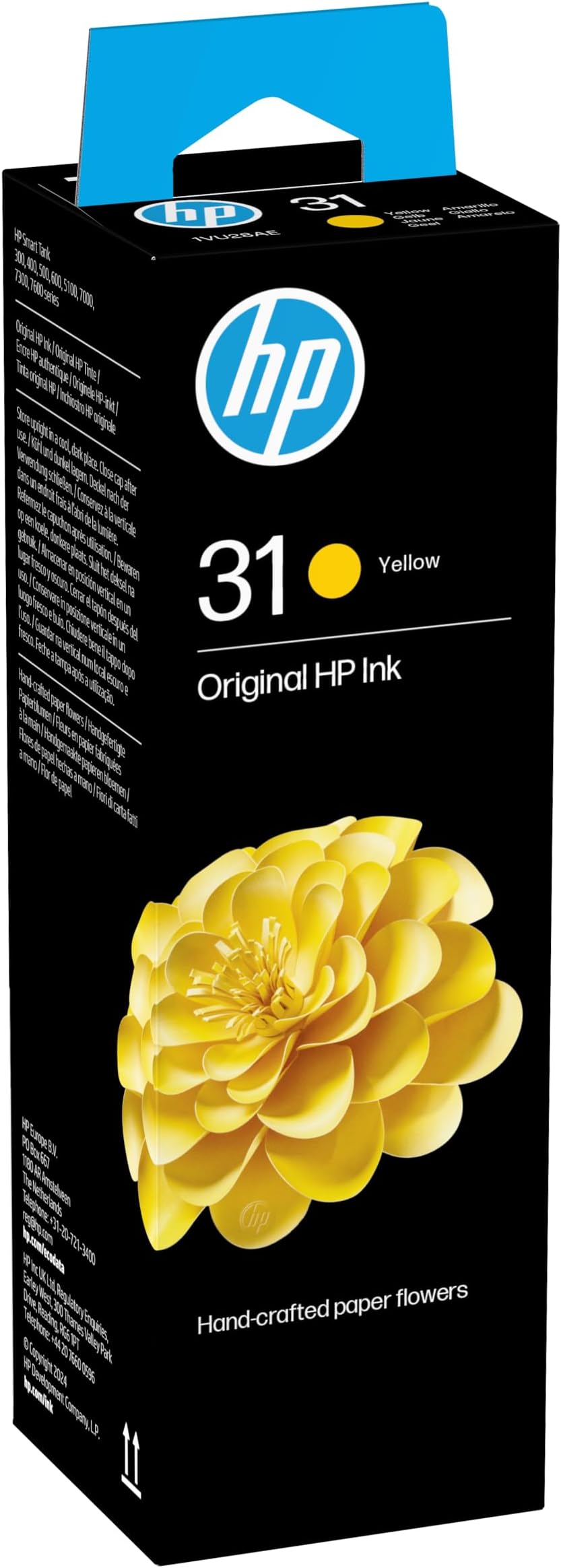 HP 31 Yellow Ink Bottle 70ml 8000 Pages for HP Smart Tank Printers