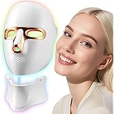 Red Light Therapy Mask for Face,Cordless LED Face Mask Light Therapy,USB C Rechargeable,Infrared Lights Masks for Home Working Travel Yoga Sleep