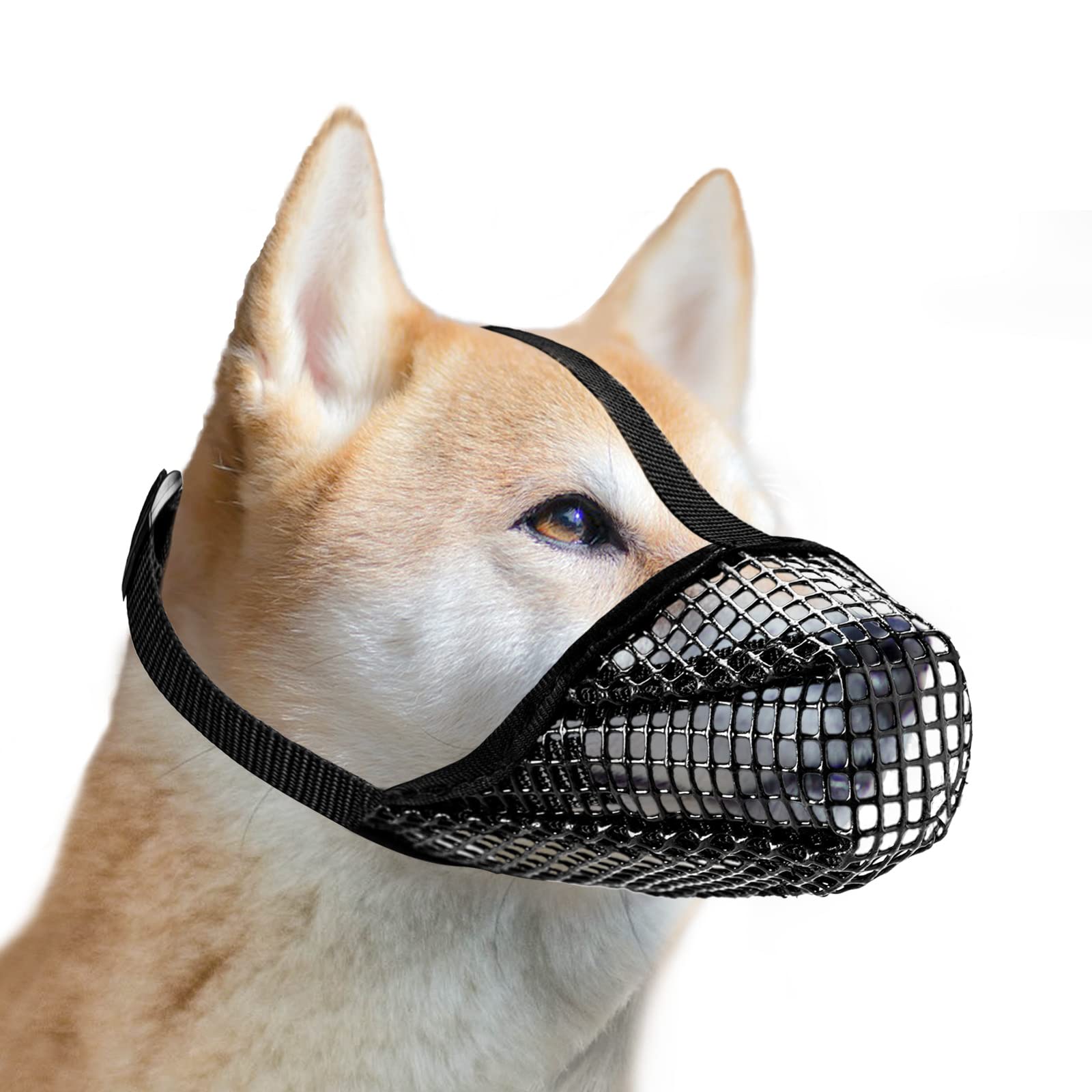 OHCOZZY Soft Mesh Dog Muzzle Won‘t Contact Nose