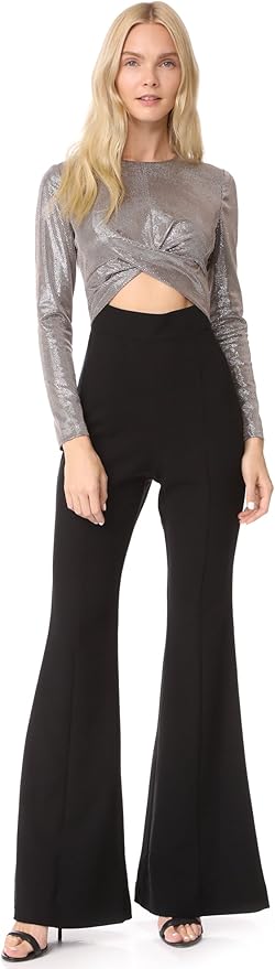 black halo angie cutout jumpsuit