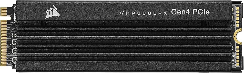 Corsair MP600 PRO LPX 2TB M.2 NVMe Gen4 SSD for PS5 7100 MB/s Read 6800 MB/s