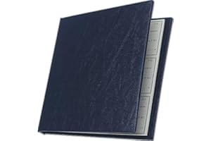 EGPCHECKS Checkminder Vinyl Cover for Executive Deskbook (Blue), 9 1/2" x 9 3/4"
