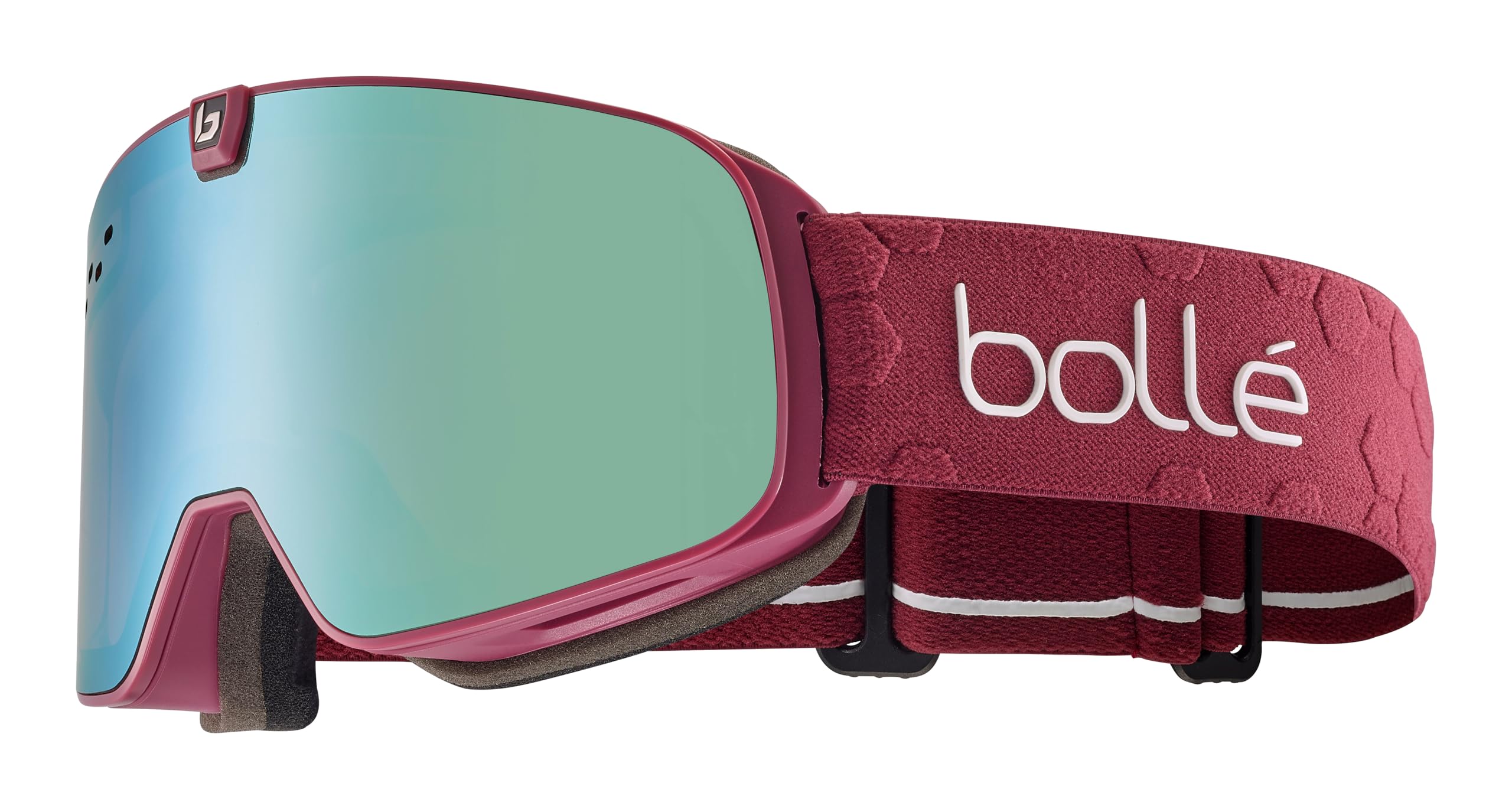 bollé - NEVADA NEO, Garnet Matte, Volt Ice Blue Cat 3 & Light Vermillon Blue Cat 1, Medium-Large, Unisex, Adult