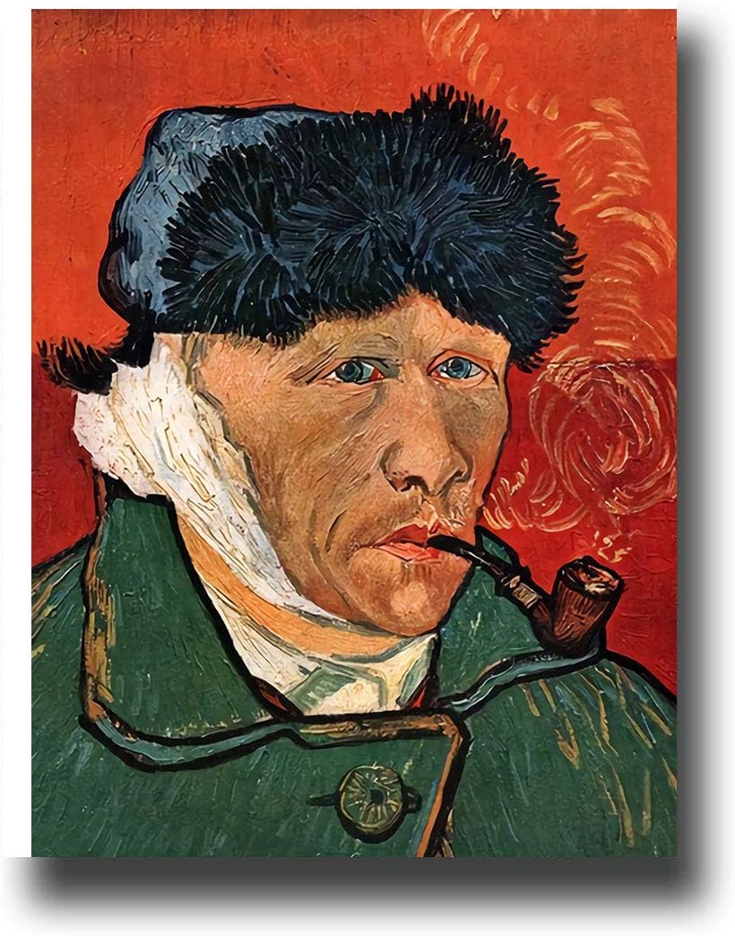 SSKJTC Lienzo decorativo para pared, diseño de Van Gogh Orelha Cortada, 30 x 40 cm Amazon.es