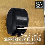 SA Products Wall Mounted Twin Cable Retractable Washing Line 30m External Indoor view 5