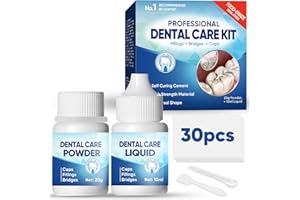 QQCherry Tooth Repair Kit, Teeth Replacement Kit for Temporary Fixing The Missing and Broken Tooth