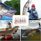 Vicloon 16 Pcs Fishing Lures Set Spinners Spoons Jig Hooks Kit view 6