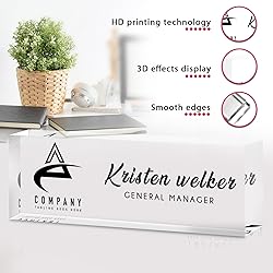 Custom Office Name Plate for Desk - Desk Name Plate