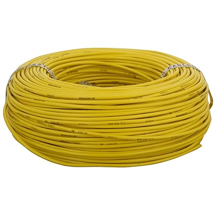 Anchor Insulated Copper PVC Cable 1.5 Sq mm Wire (Yellow)