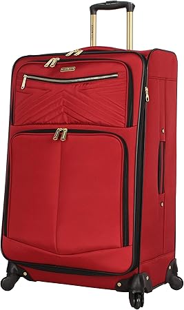 large red suitcase