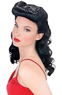 Amazon Com Smiffys 40s Vintage Wig Clothing