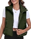 Memorose Puffer Vest for Women Winter Outwear