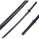 Polypropylene Katana Sword - Japanese Training Samurai Sword, Blunt Longsword, Martial Arts Practice Katana for Men and Women, Cosplay Sword, Safe, Easy, Fun, Durable