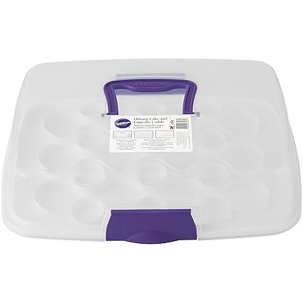 Wilton 2105-3281X Oblong Cake and Cupcake Caddy