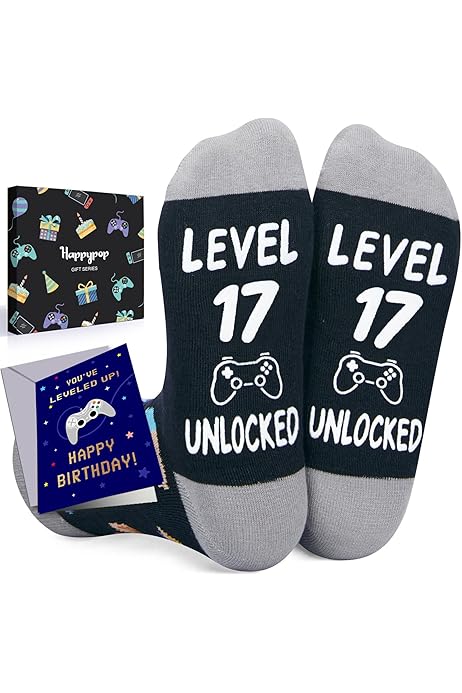Socks Good Presents For A 17th Girl Birthday 17 Year Old Boy Gift
