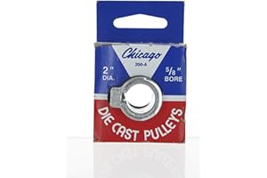 Chicago Die Casting 200A 5/8 2 in. Single V Groove 5/8 in. Pulley