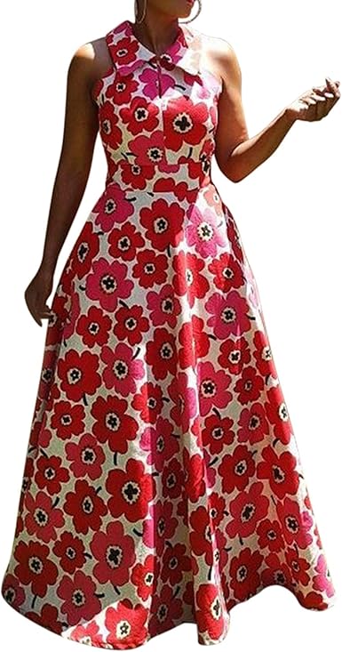 red maxi dress amazon