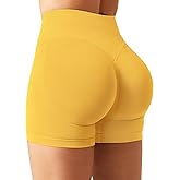 YEOREO SoftHue Women Workout Gym Impact Shorts Hidden Scrunch Butt Lifting 2.5"/3.6"/4.5"/6" Seamless Shorts