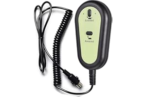 SZAWINLI 2 Button Remote Electric Recliner Manual Control Controller,5 Pin Fixed Straight Plug Replacement Fixed Okin Limoss 